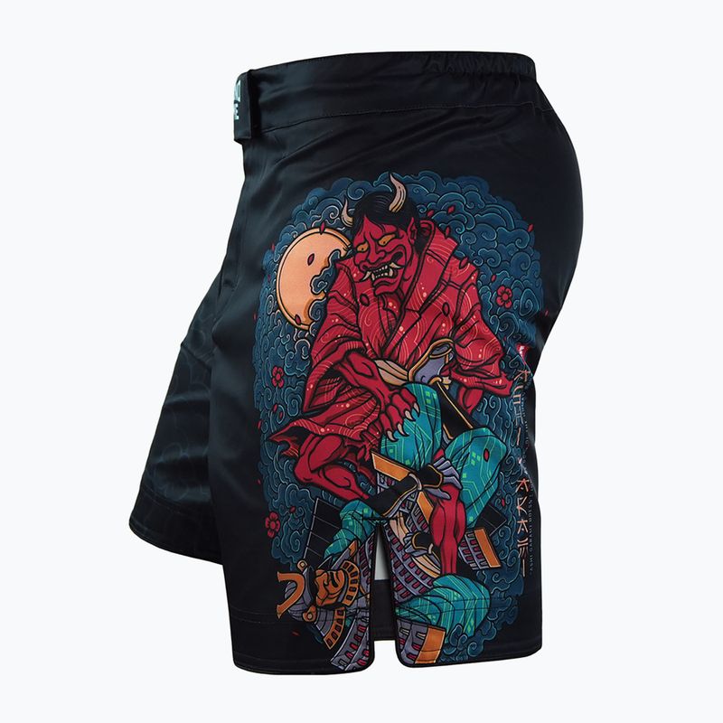 Pantaloni scurți de antrenament pentru bărbați Ground Game MMA Ashi Garami multicolor 3