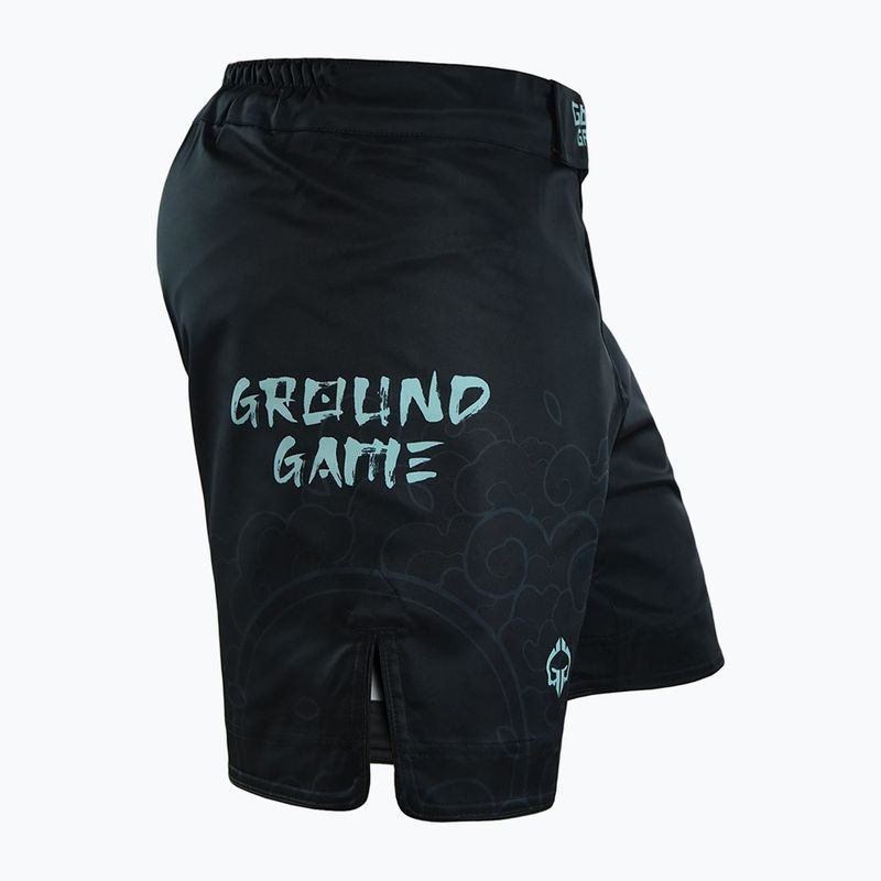 Pantaloni scurți de antrenament pentru bărbați Ground Game MMA Ashi Garami multicolor 4