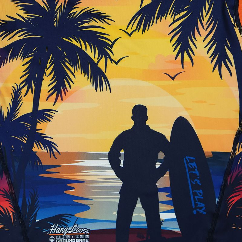 Bărbați Ground Game Rashguard Hang Loose multicolor 3