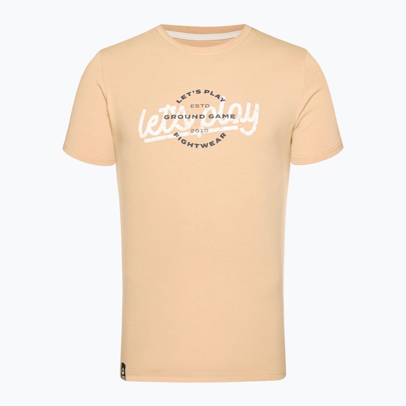 Tricou pentru bărbați Ground Game Play maro 2
