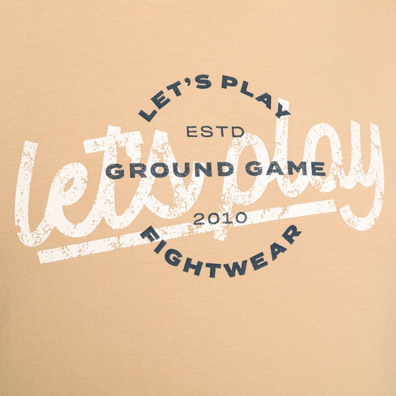 Tricou pentru bărbați Ground Game Play maro 4