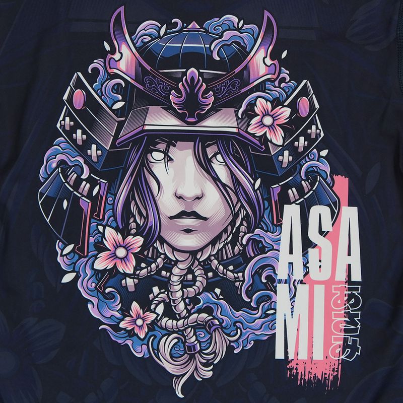Rashguard longsleeve pentru femei Ground Game Asami multicolor 6