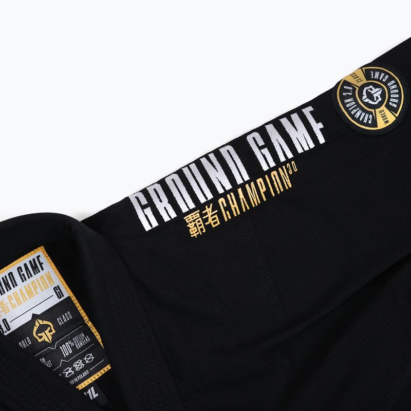 GI de jiu-jitsu brazilian Ground Game Champion 3.0 negru 17