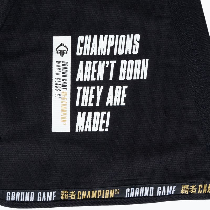 GI de jiu-jitsu brazilian Ground Game Champion 3.0 negru 6