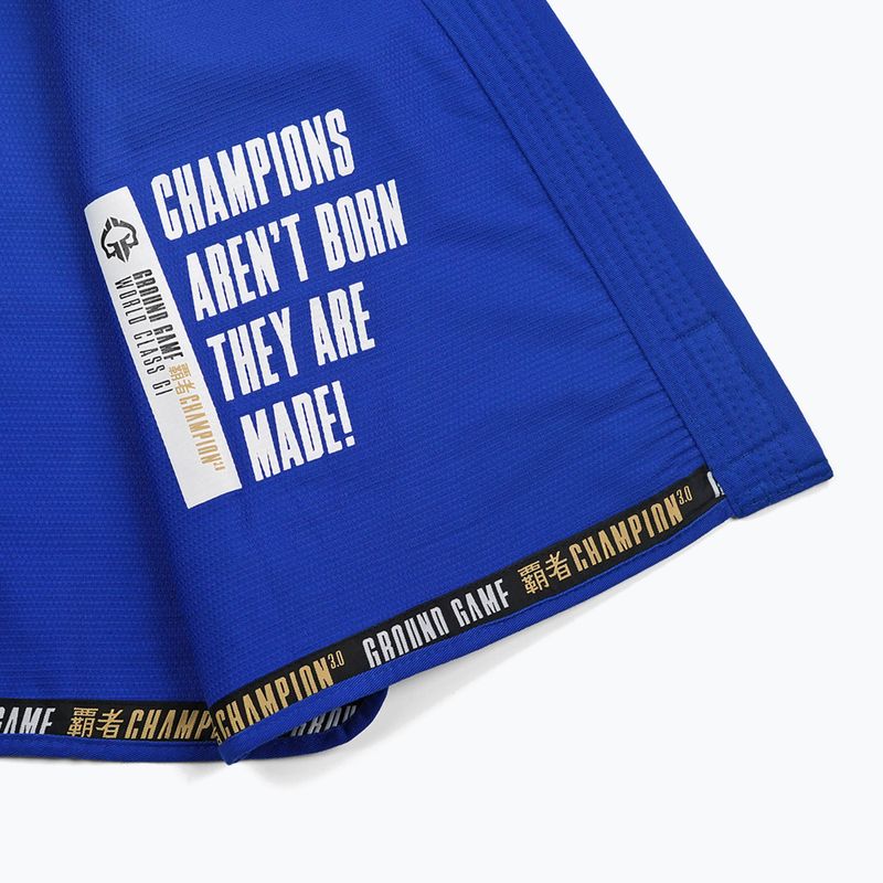 GI de jiu-jitsu brazilian Ground Game Champion 3.0 albastru 16