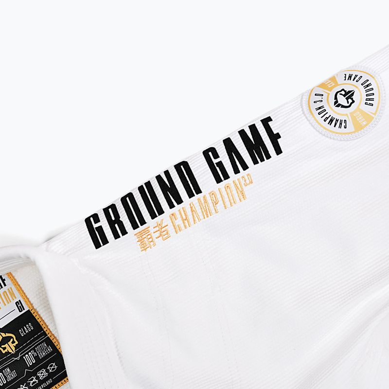 GI de jiu-jitsu brazilian Ground Game Champion 3.0 alb 17