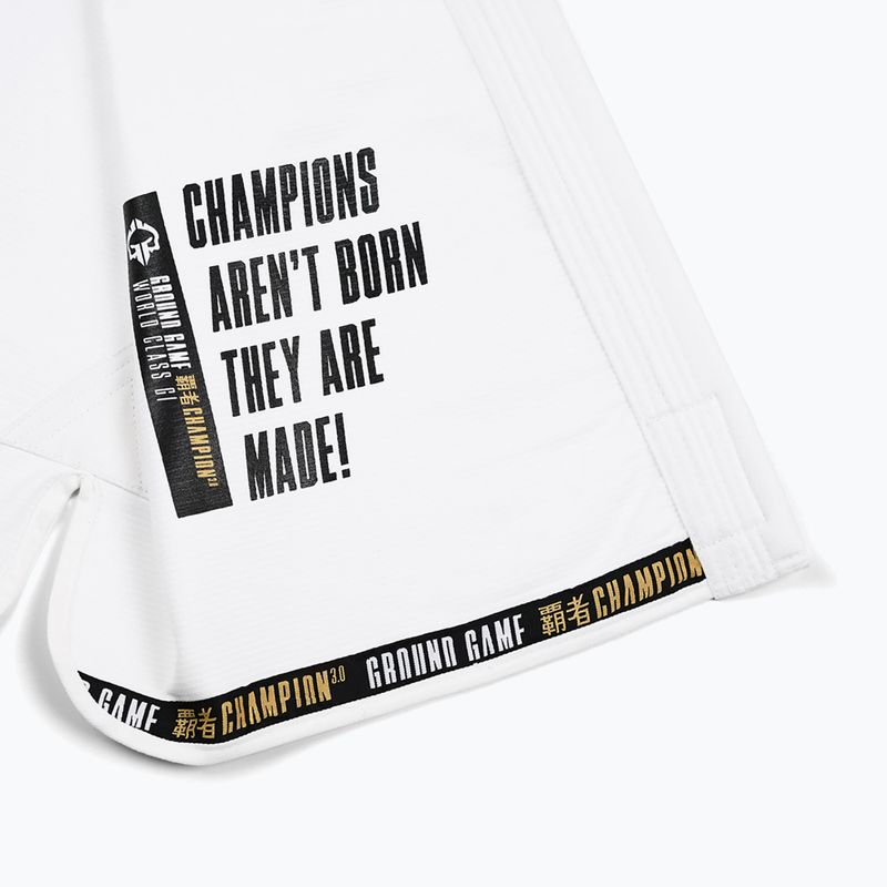 GI de jiu-jitsu brazilian Ground Game Champion 3.0 alb 19