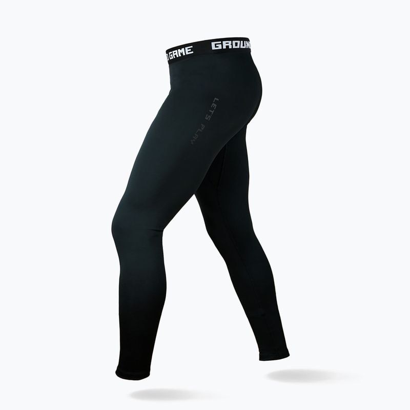 Colanți de antrenament Ground Game Athletic Shadow Black czarny 4