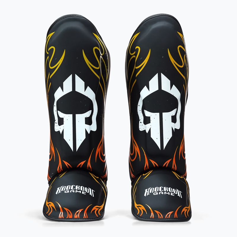 Protecții pentru tibie Ground Game Flames muticolor