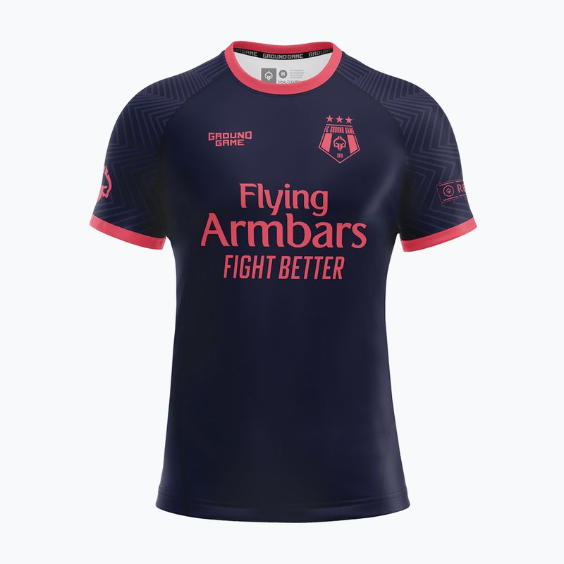 Rashguard Ground Game FC Armbar albastru marin