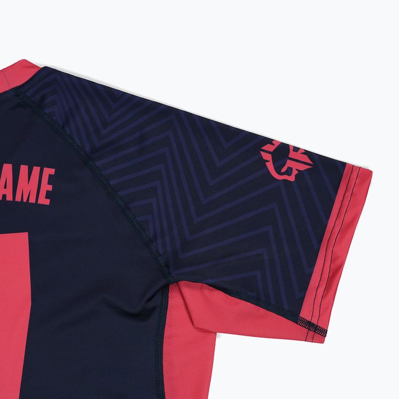 Rashguard Ground Game FC Armbar albastru marin 5