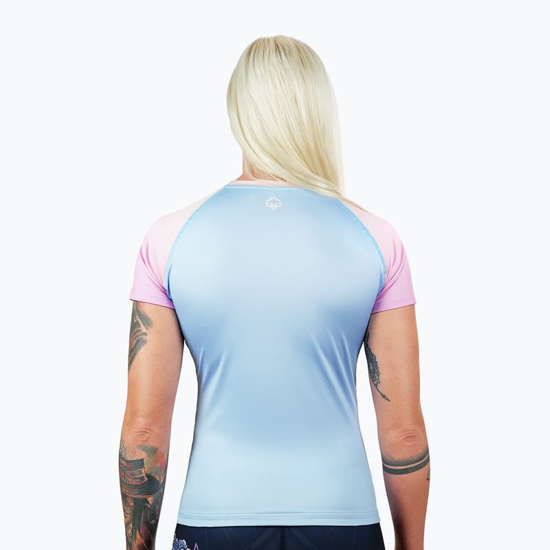 Rashguard pentru femei Ground Game Athletic jasny albastru 2