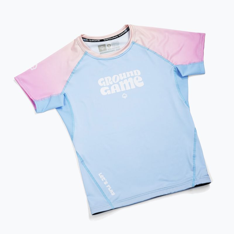 Rashguard pentru femei Ground Game Athletic jasny albastru 6