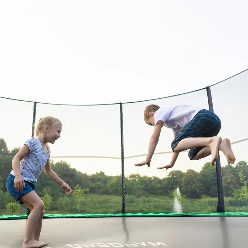 Trambulină de grădină Urbogym Classic 312 cm negru 10FT 11