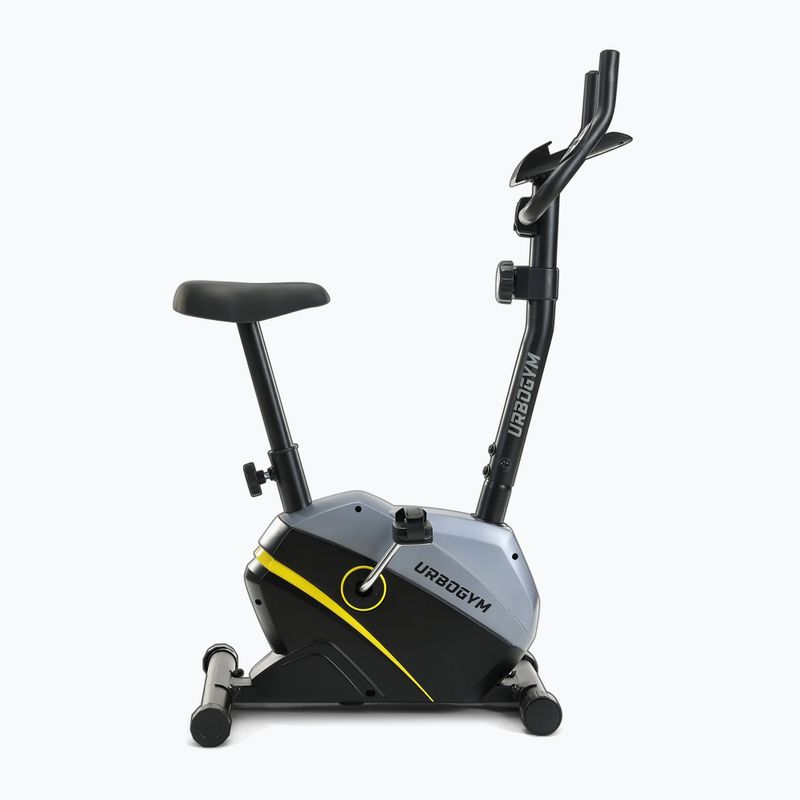 Urbogym Oxygen Yellow bicicletă staționară neagră și galbenă UG-OXYGEN-Y