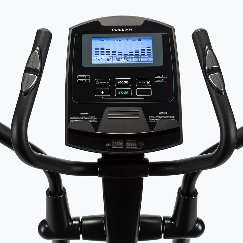 Bicicletă eliptică Urbogym Thor negru 590490606085473 3