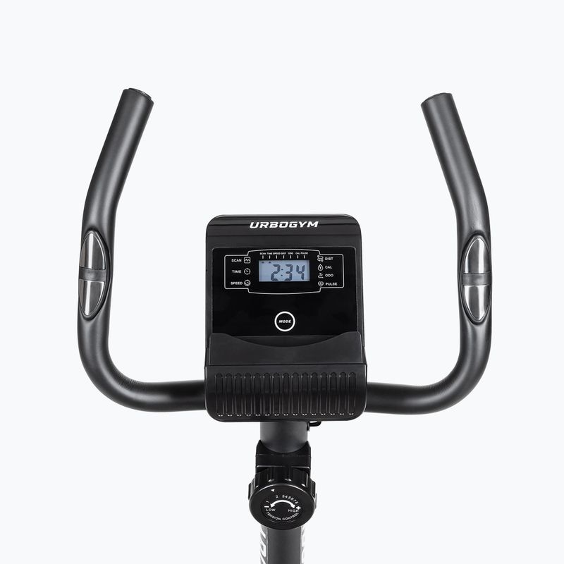 Bicicletă de fitness Urbogym Rocky, negru și albastru, 5904906085503 4