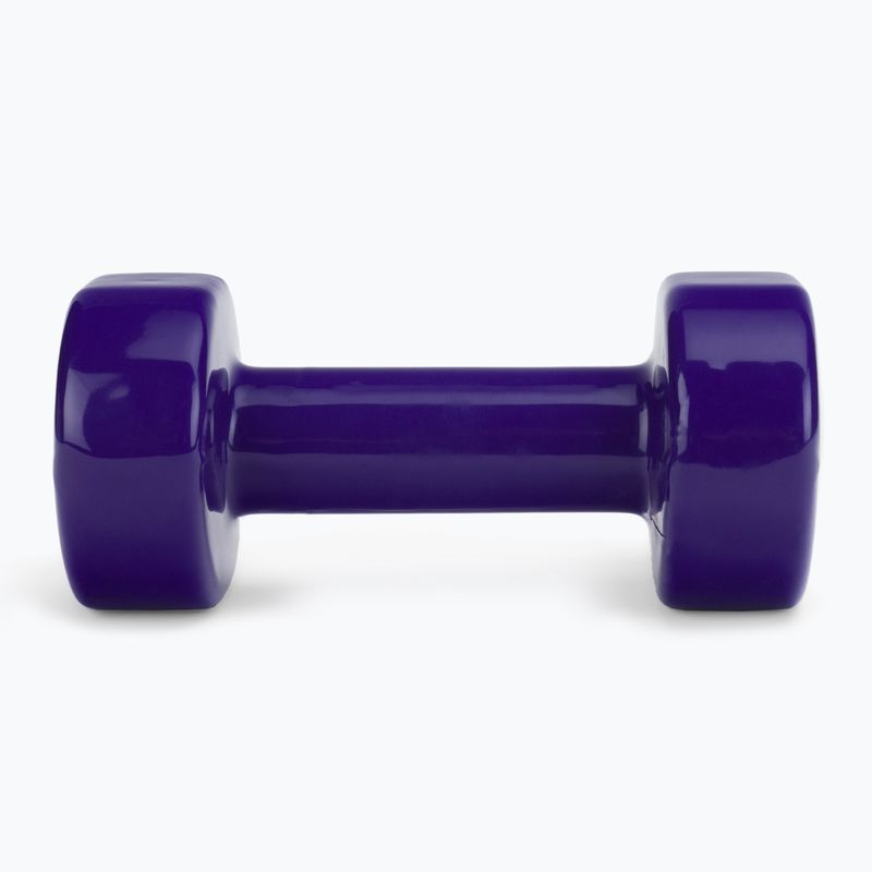 Ganteră din vinil Bauer Fitness 4 kg albastră AC-1405 4