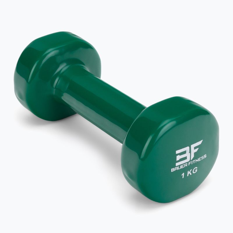 Halteră de vinil BAUER 1 kg galben AC-1402