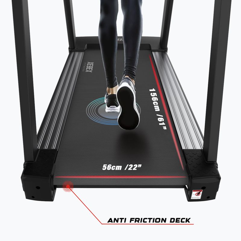 Bandă de alergare electrică XEBEX SledTrac 6000 black 11