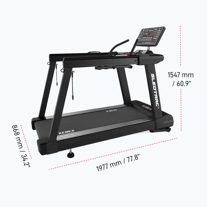 Bandă de alergare electrică XEBEX SledTrac 6000 black 12