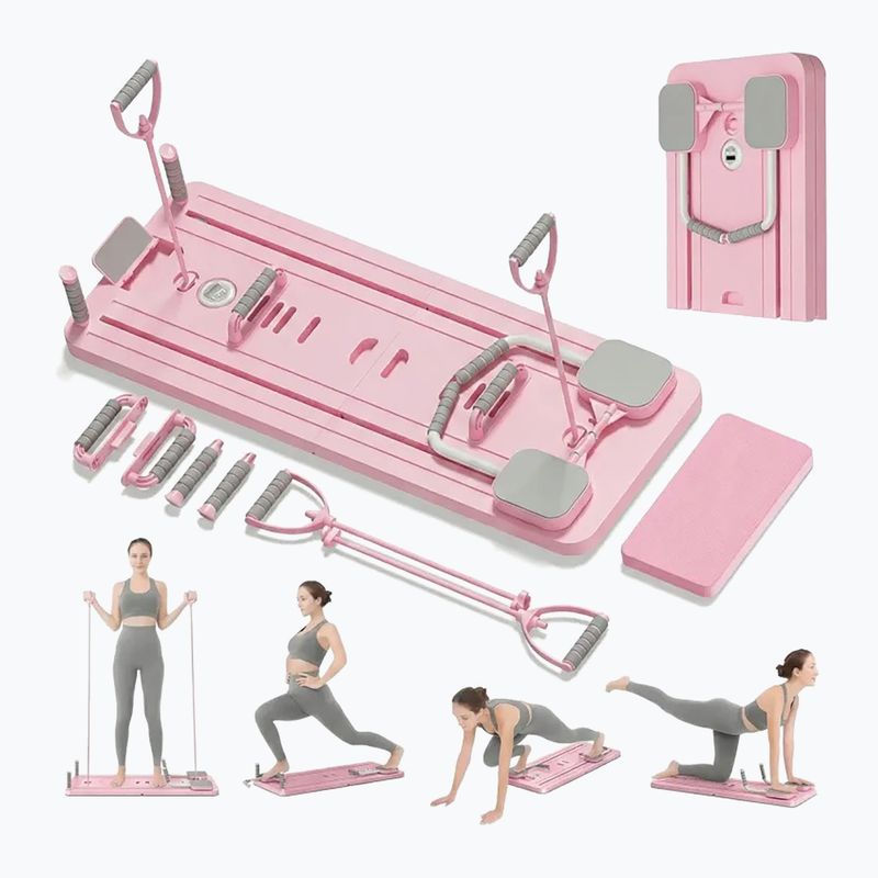 Reformer pentru pilates Extralink 9w1 pink