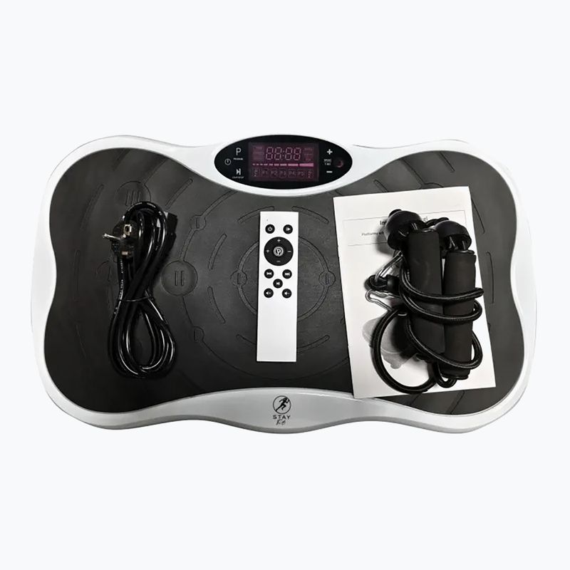 Platformă cu vibrații Extralink Moonwalk Spin Move black/white
