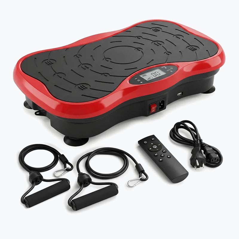 Platformă cu vibrații Extralink Moonwalk Spin Move black/red