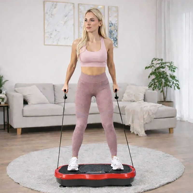 Platformă cu vibrații Extralink Moonwalk Spin Move black/red 6