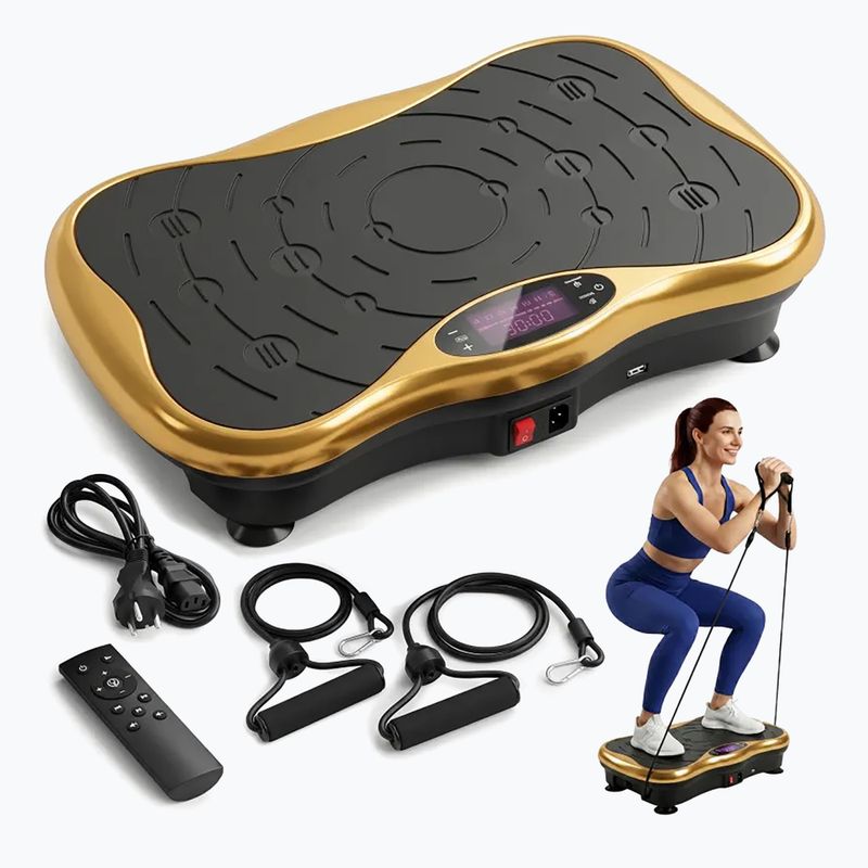 Platformă cu vibrații Extralink Moonwalk Spin Move black/gold 7