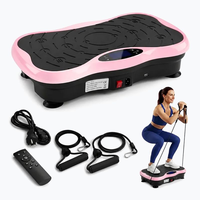 Platformă cu vibrații Extralink Moonwalk Spin Move black/pink 7