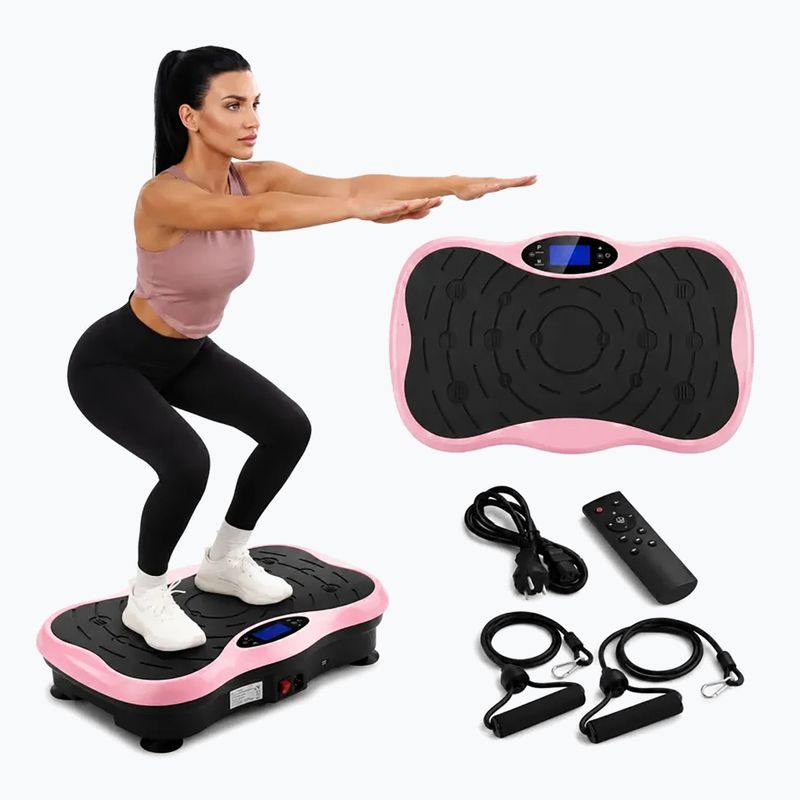 Platformă cu vibrații Extralink Moonwalk Spin Move black/pink 8