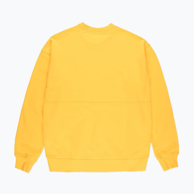 Hanorac PROSTO Crewneck pentru bărbați Redner galben Redner 2