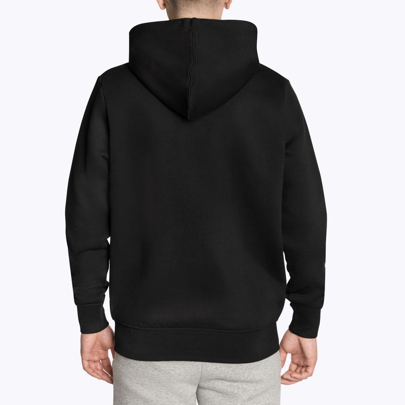 Bluză pentru bărbați PROSTO Rendot Zip Hoodie black 2