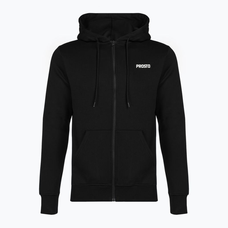 Bluză pentru bărbați PROSTO Rendot Zip Hoodie black 4