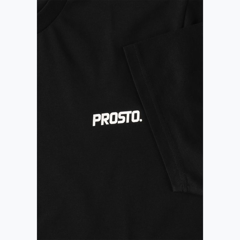 PROSTO Classh tricou negru pentru bărbați PROSTO Classh
