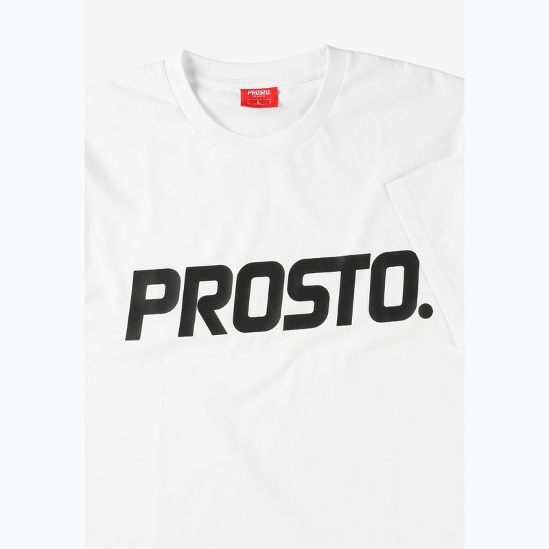 Tricou pentru bărbați PROSTO Biglog white 3