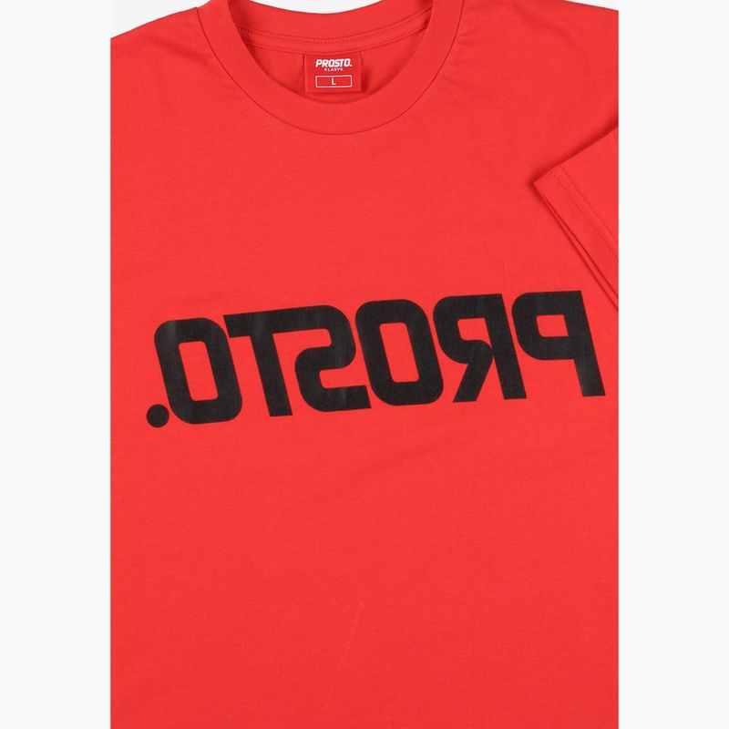 Tricou pentru bărbați PROSTO Revers red 3