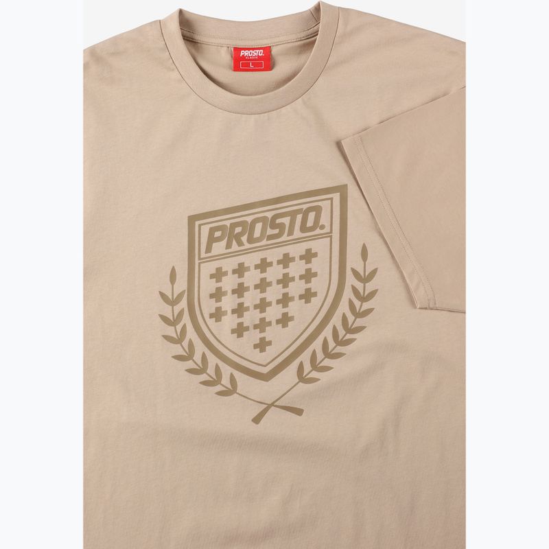 PROSTO tricou pentru bărbați Tronite bej 3