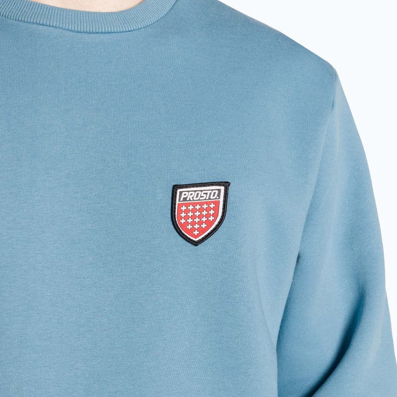 Bluză pentru bărbați PROSTO Crewneck Bazy blue 3