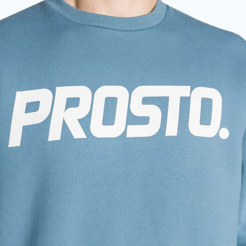 Bluză pentru bărbați PROSTO Crewneck Toras blue 3