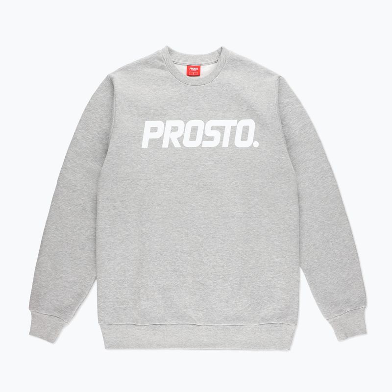 Bluză pentru bărbați PROSTO Crewneck Toras gray 4