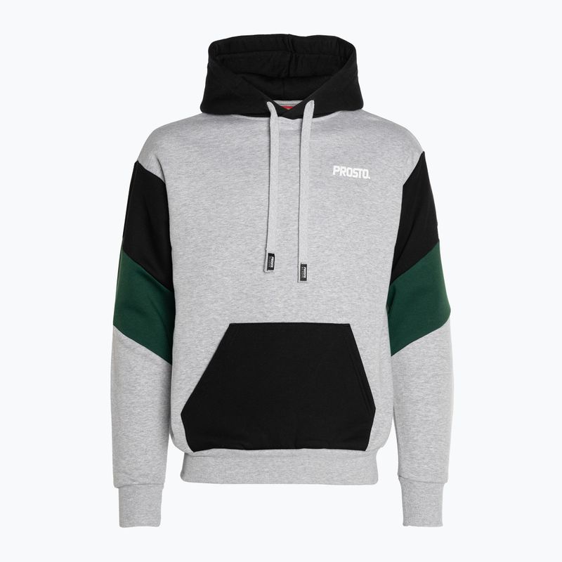Bluză pentru bărbați PROSTO Hoodie Haxle gray 5