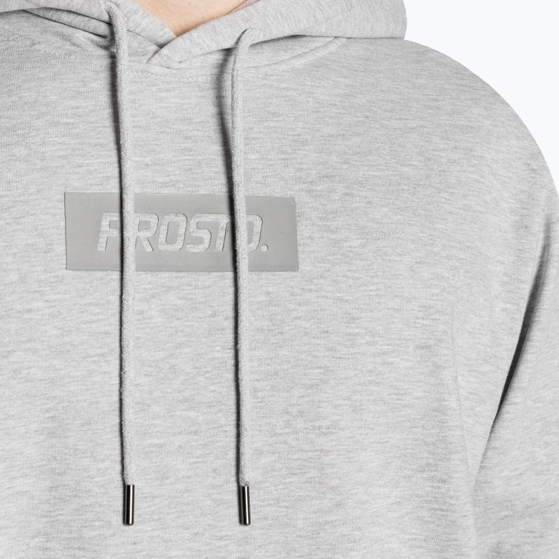 Bluză pentru bărbați PROSTO Hoodie Abox gray 3