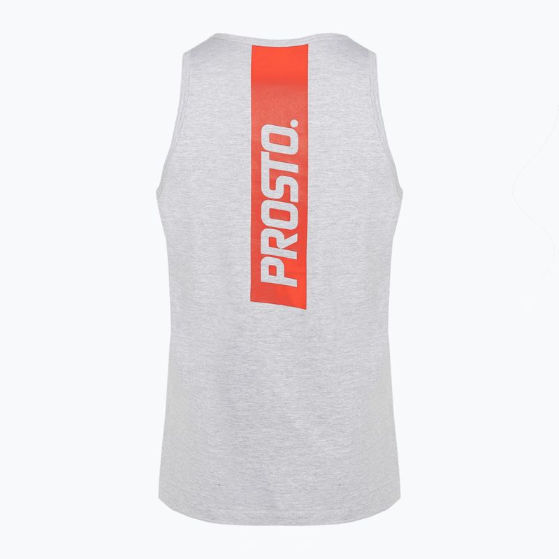 Tricou pentru bărbați PROSTO Top Triztix gri 2