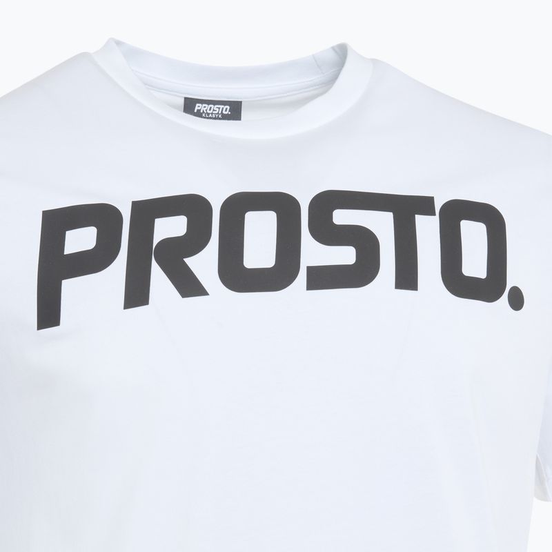 Tricou pentru bărbați PROSTO Starr white 3