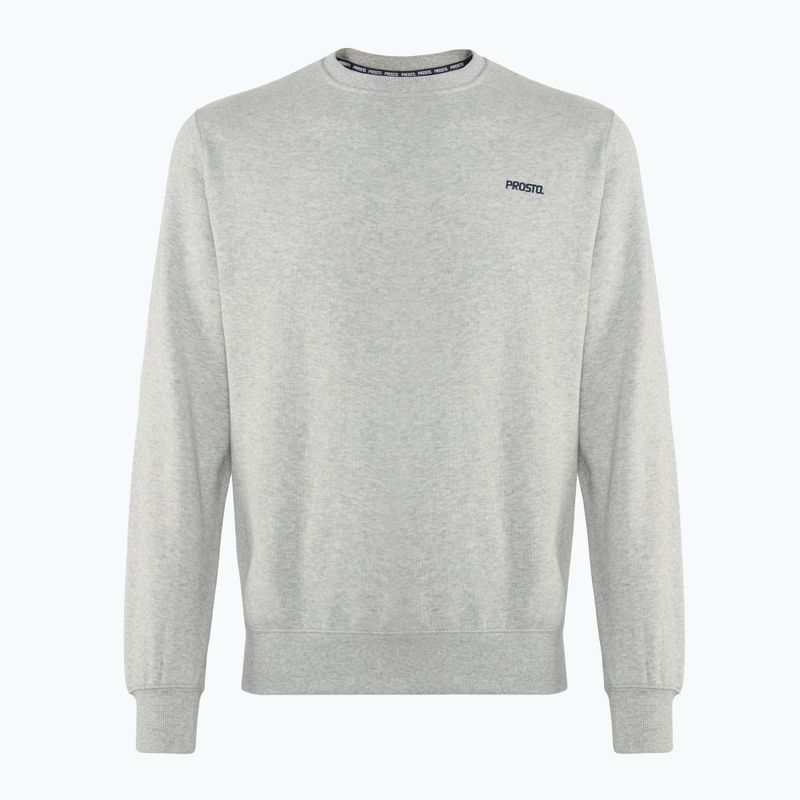 Bluză pentru bărbați PROSTO Crewneck Base gray