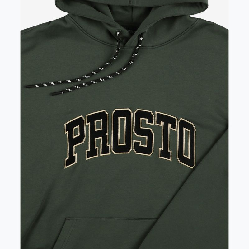 Hanorac pentru bărbați  PROSTO Hoodie College 99 green 3