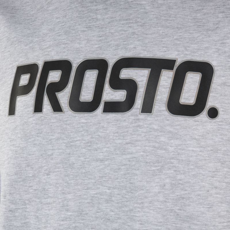 Hanorac pentru bărbați PROSTO Hoodie Sweer gray 3