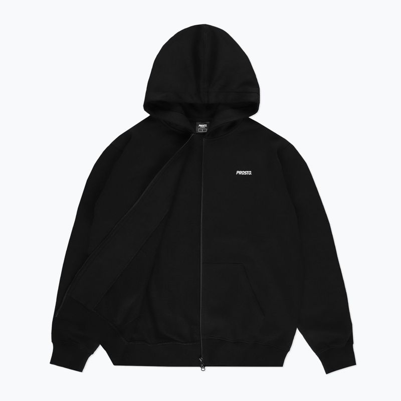 Hanorac pentru bărbați  PROSTO Zip Hoodie Dito black 3